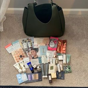 LUXURY BEAUTY SAMPLES AND NEIMAN MARCUS BAG